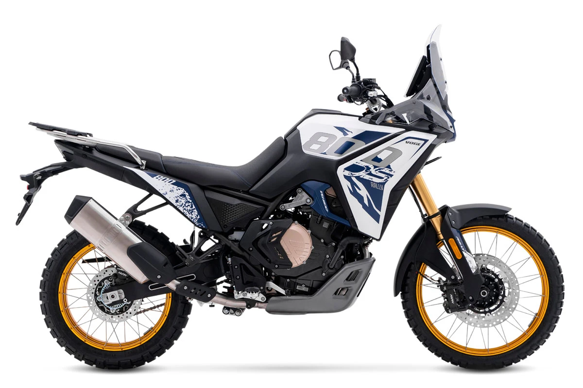 Voge DS800X Rally Blanche et Bleu